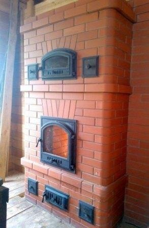 Печь кирпичная с духовкой - Кирпичные печи-мангалы, кирпичная кладка на заказ, Санкт-Петербург